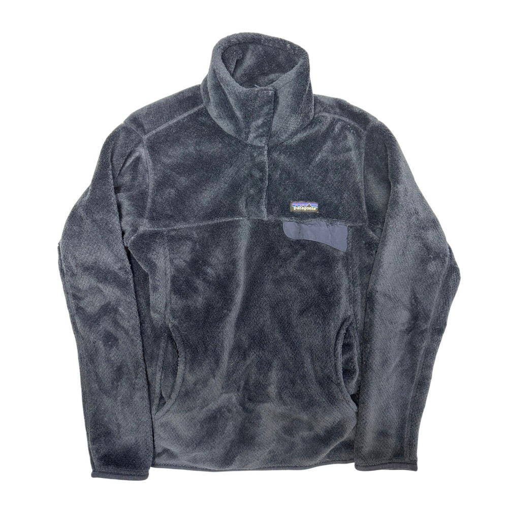Patagonia Re-Tool Snap-T Fleece Pullover Navy Blue Womens Medium